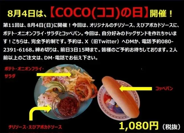 COCODOGです。