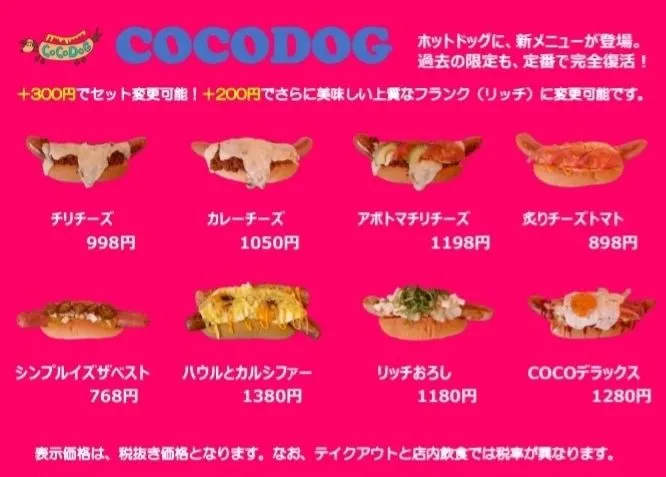 COCODOGです。