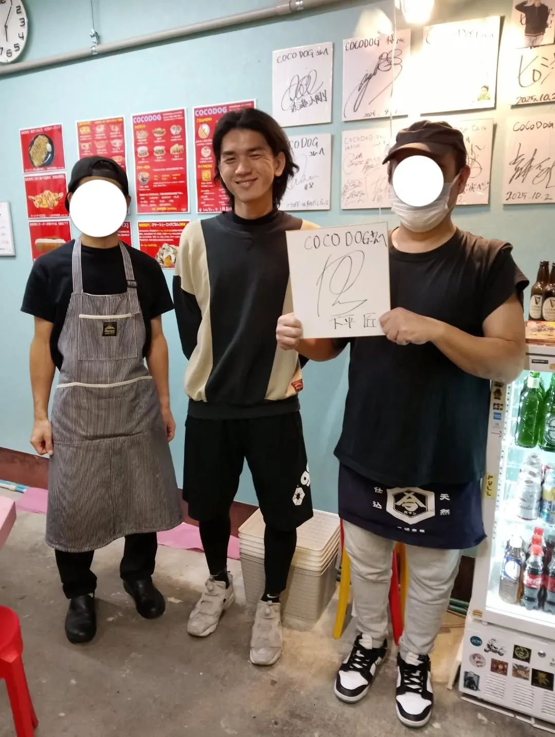 元Jリーガーの下平匠さんに、ご来店頂きました。